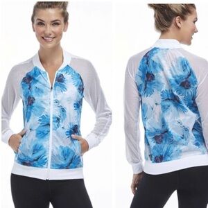 NWOT Fabletics Atlanta Floral Mesh Windbreaker